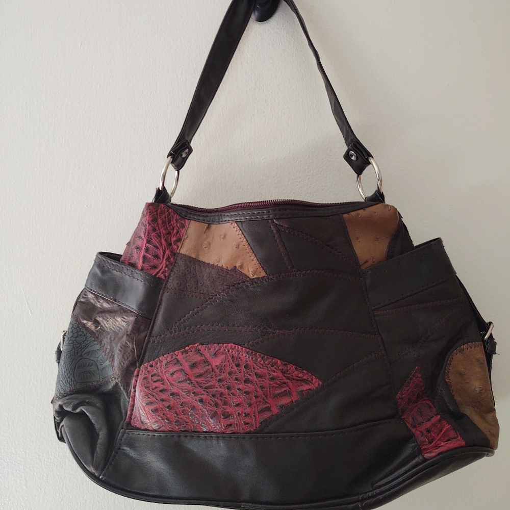 Swiss Colony Patchwork Handbag